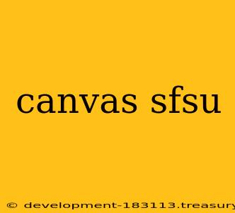 canvas sfsu
