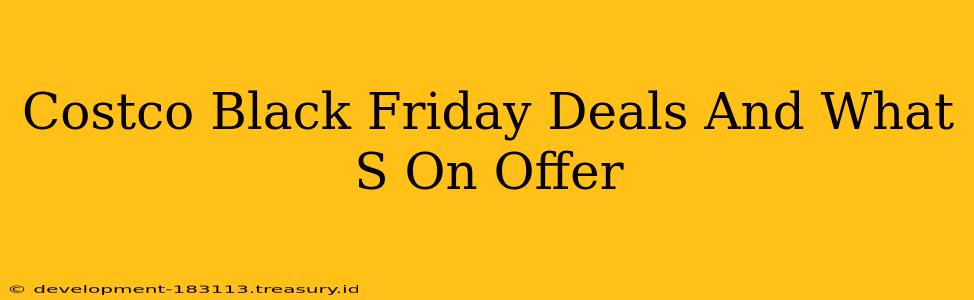 Costco Black Friday Deals And What S On Offer