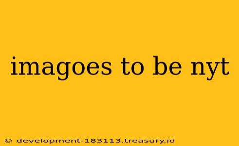 imagoes to be nyt
