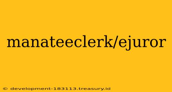 manateeclerk/ejuror