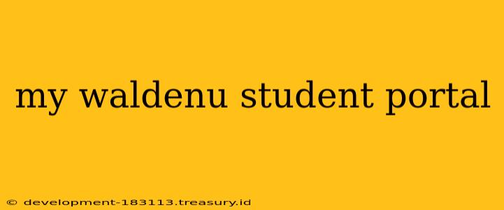 my waldenu student portal