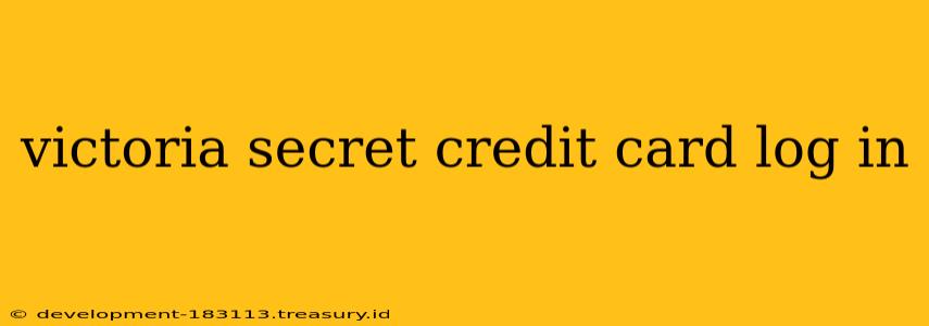 victoria secret credit card log in
