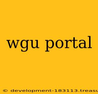 wgu portal