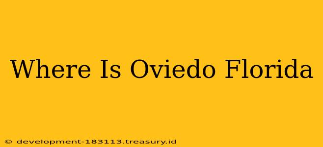 Where Is Oviedo Florida